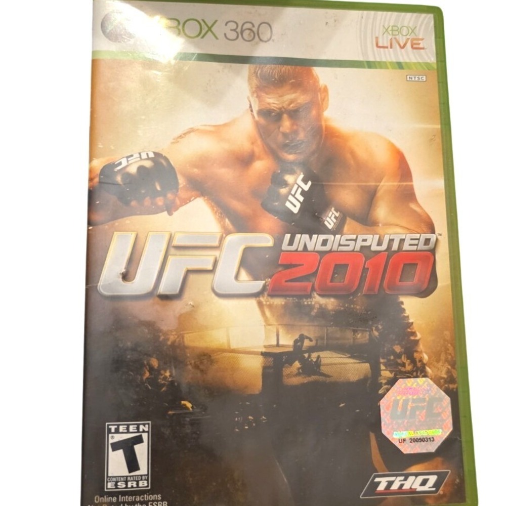 UFC Undisputed 2010 (Microsoft Xbox 360, 2010) Complete With Manual